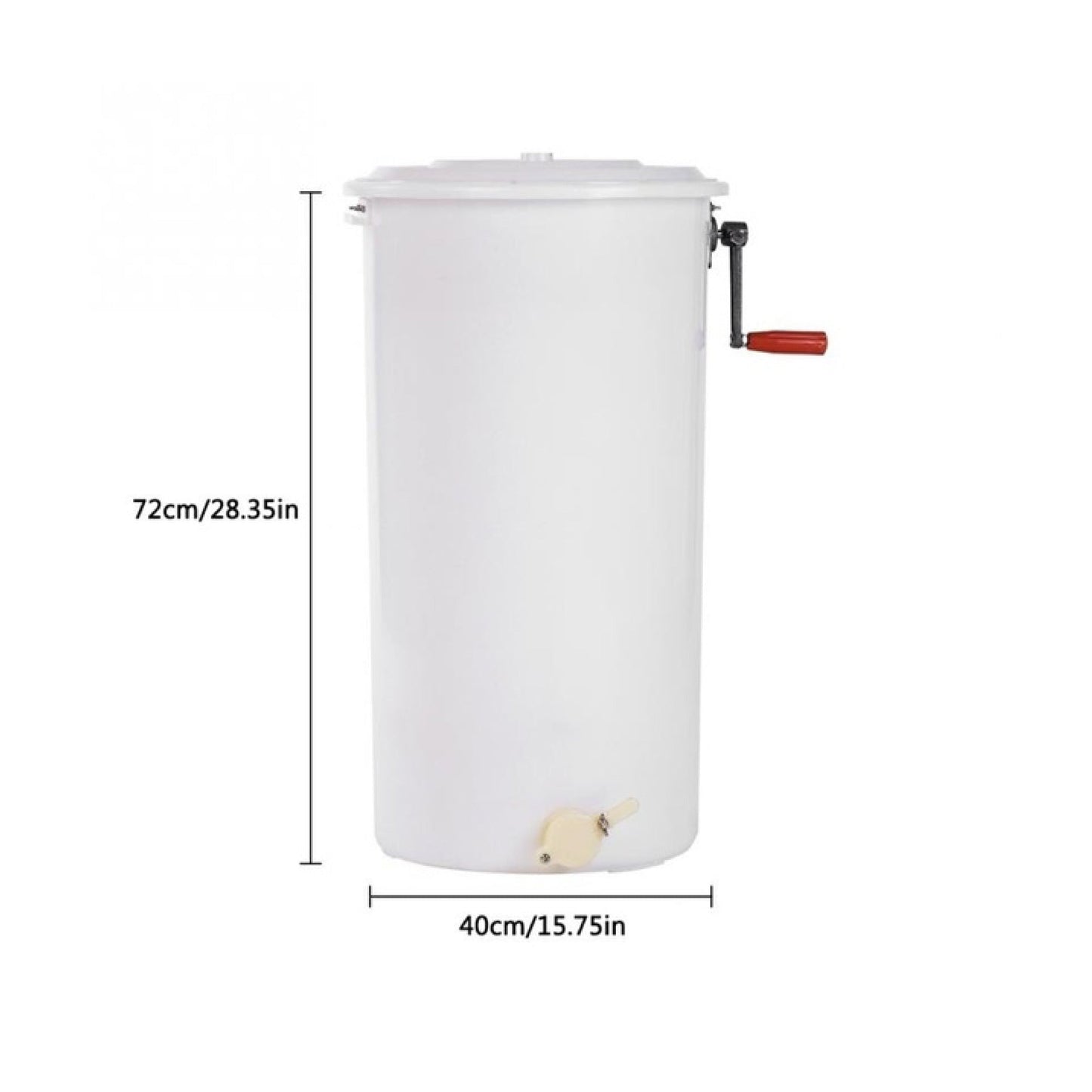 2 Frame Honey Extractor Plastic Two Manual Spinner Crank Honey Bee Beekeeping-2