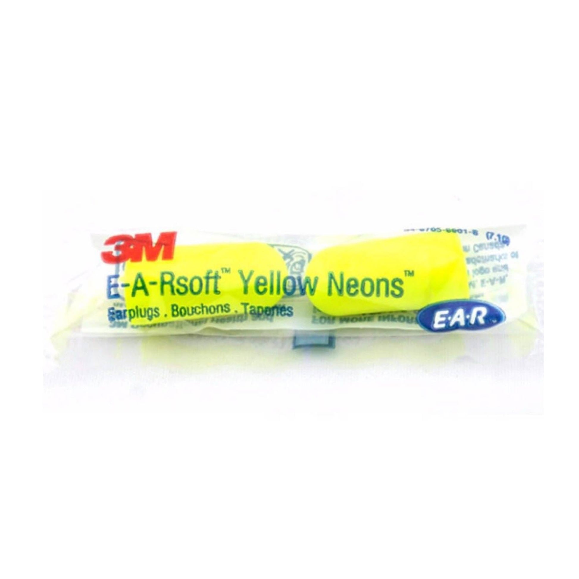 200 Pairs 3M Foam Safety Neon Earplugs Workplace Noise Reduction Disposable Plug-1