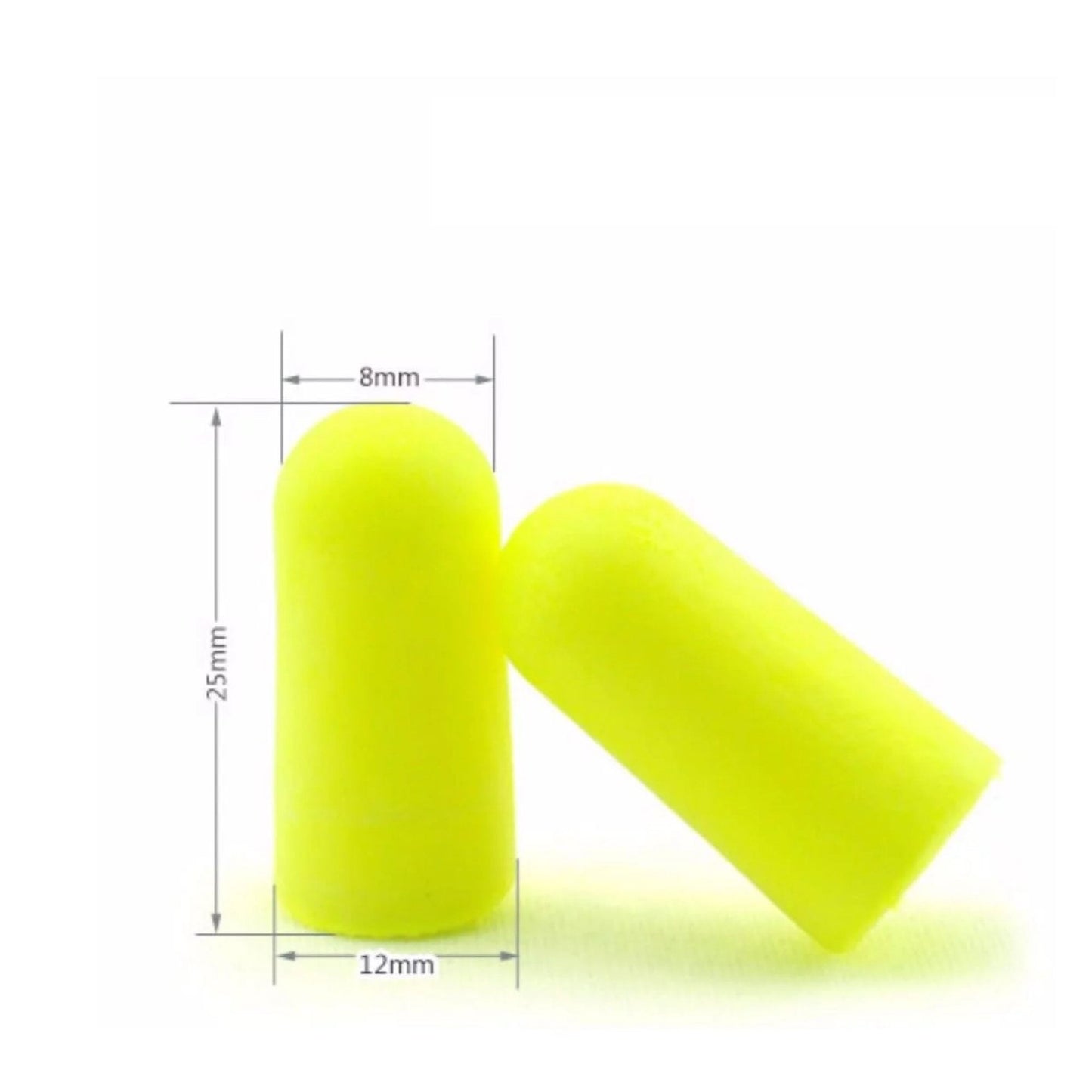 200 Pairs 3M Foam Safety Neon Earplugs Workplace Noise Reduction Disposable Plug-2