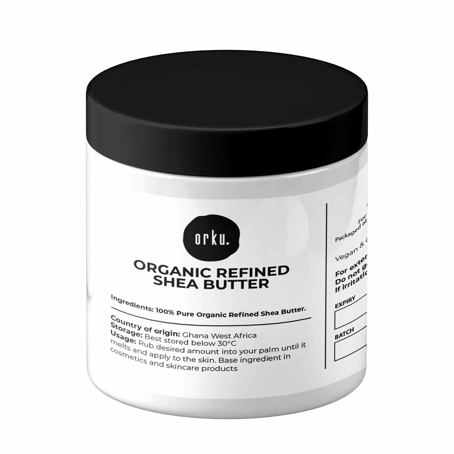 200g Refined Shea Butter Jar - Organic Pure African Karite Moisturiser-0