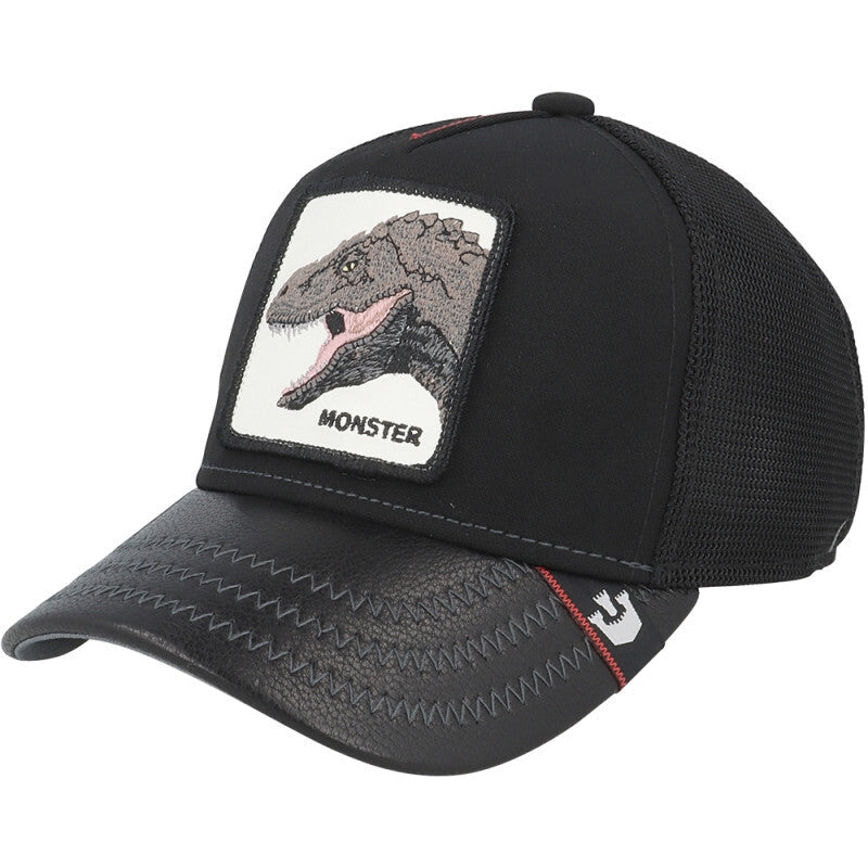 Goorin Bros Kids Trucker Animal Farm Baseball Hat Cap - Little Monster Dinosaur-0