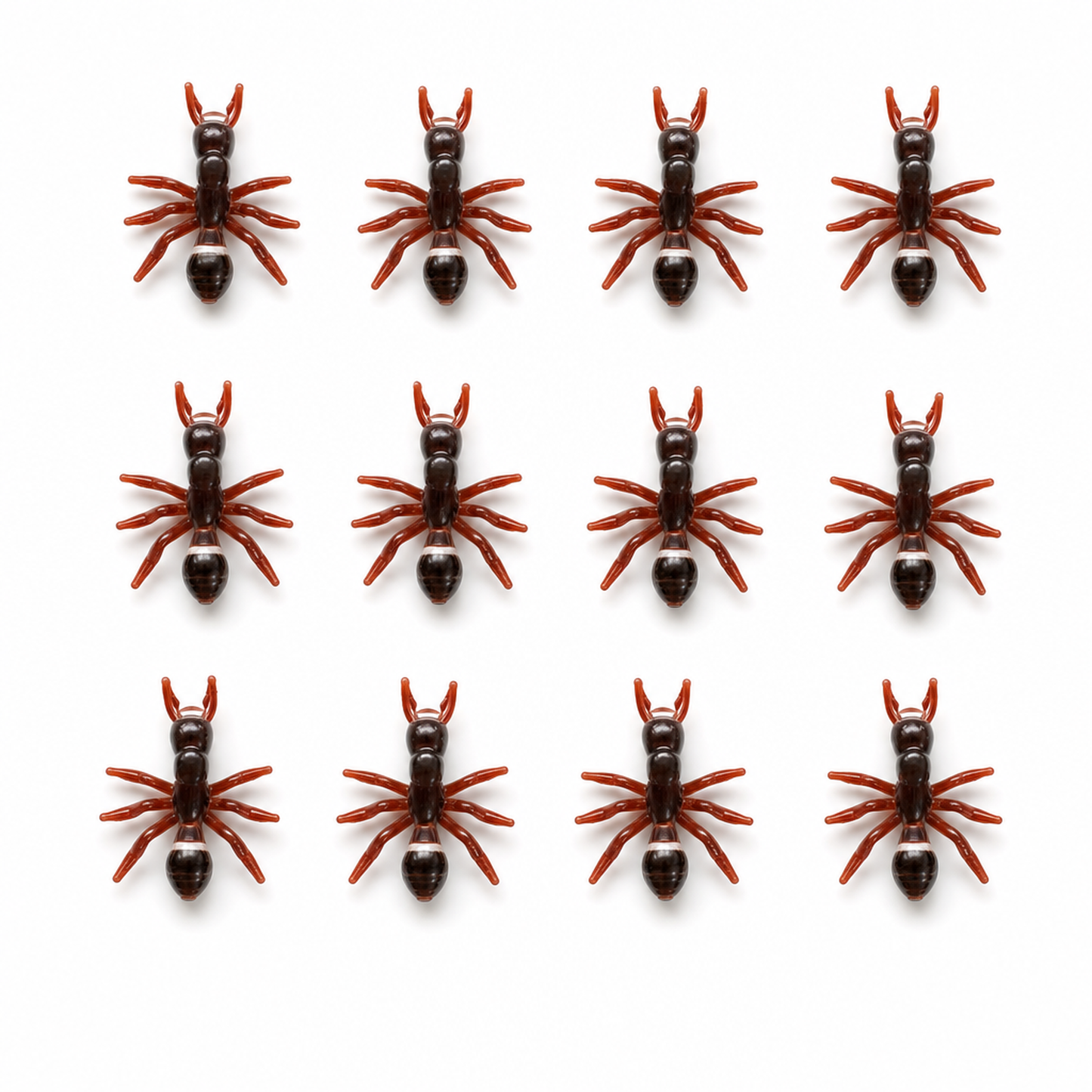 12x MINI FAKE ANTS Trick Halloween Scary Creepy Joke Prank Small Gag Toy Bug