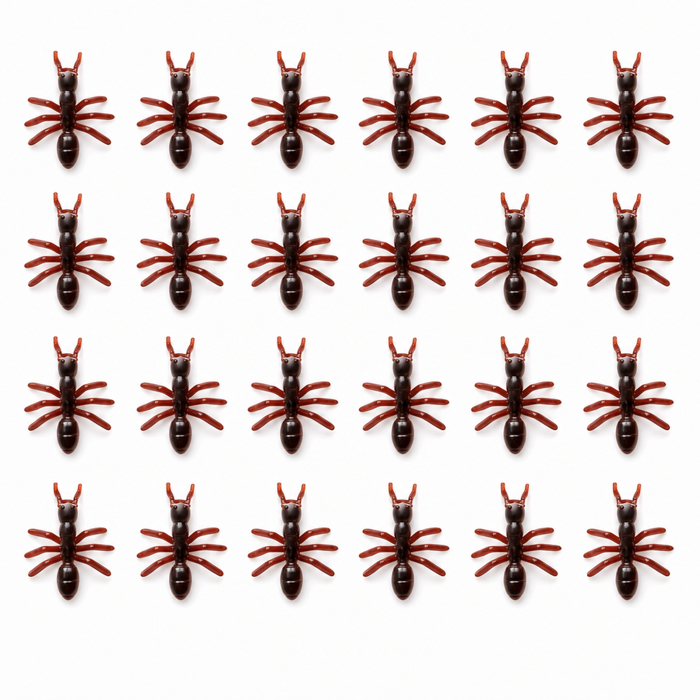 24x MINI FAKE ANTS Trick Halloween Scary Creepy Joke Prank Small Gag Toy Bug