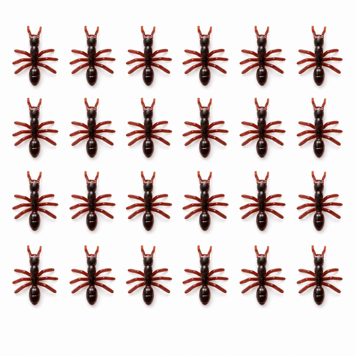 24x MINI FAKE ANTS Trick Halloween Scary Creepy Joke Prank Small Gag Toy Bug