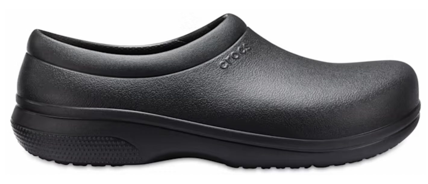 Crocs Mens On-The-Clock Work Slip-On Waterproof Slip-Resistant - Black-1