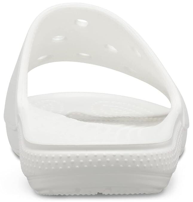 Crocs Mens Classic Slide Sandals Flip Flops Thongs - White-3