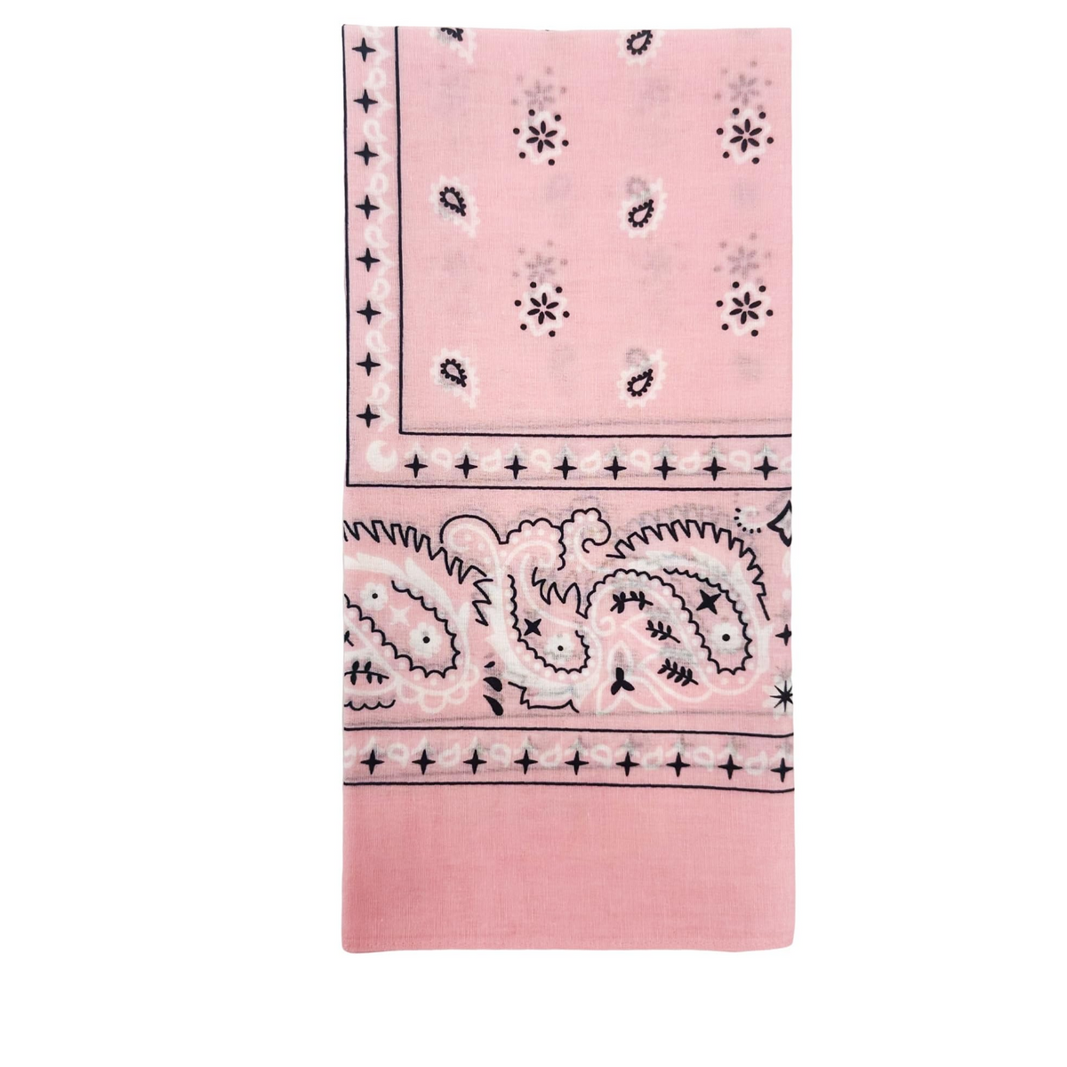 20x BANDANA Paisley 100% COTTON Head Wrap Durag Bandanna Scarf Mask BULK - Light Pink