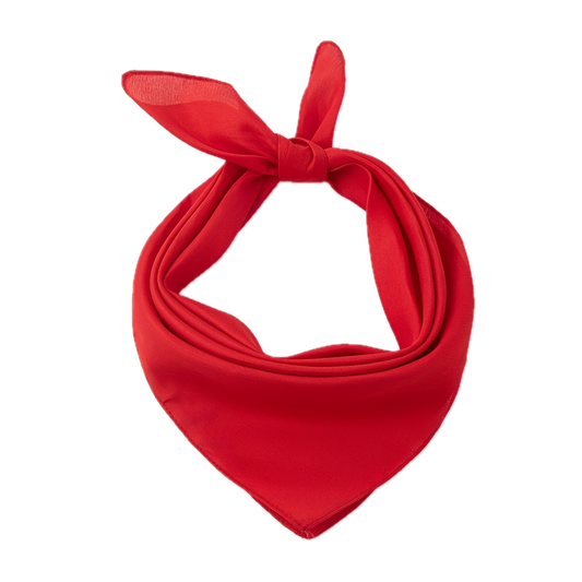 20x Plain Bandana 100% COTTON Head Wrap Durag Bandanna Scarf Mask BULK - Red