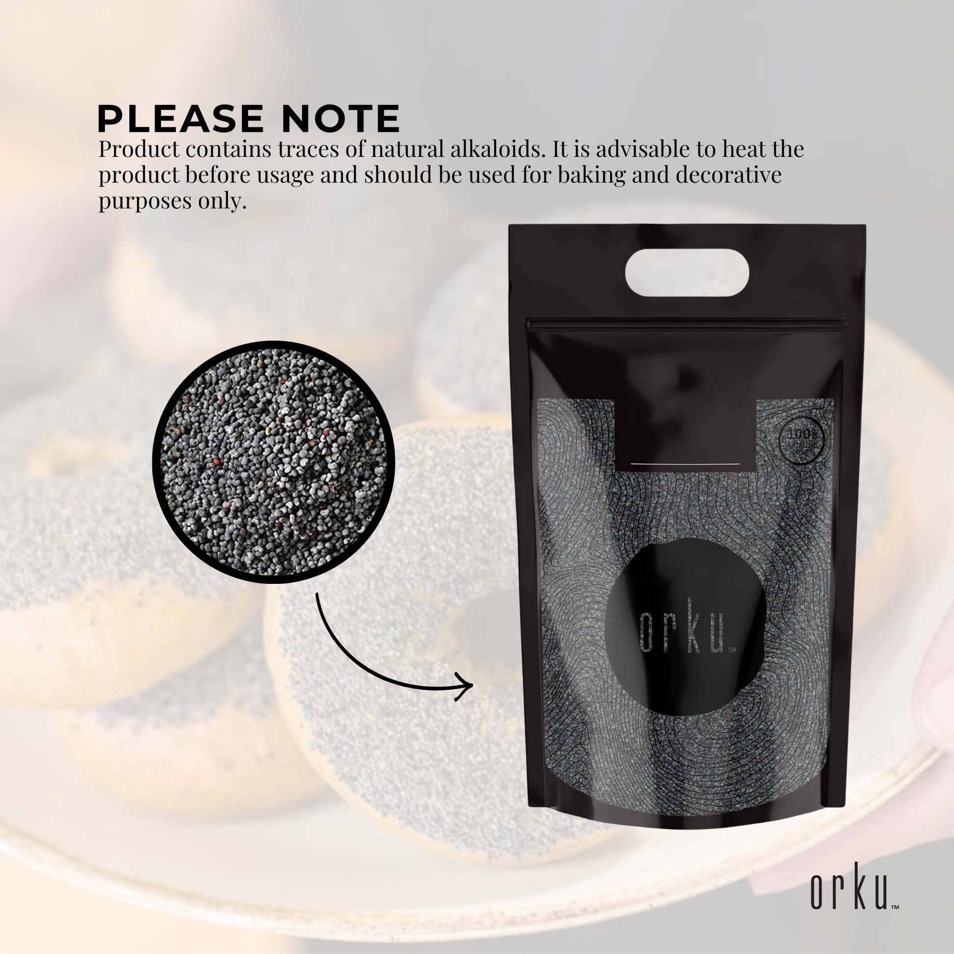 20Kg Poppy Seeds Unwashed Papaver Somniferum For Baking and Decorating-3