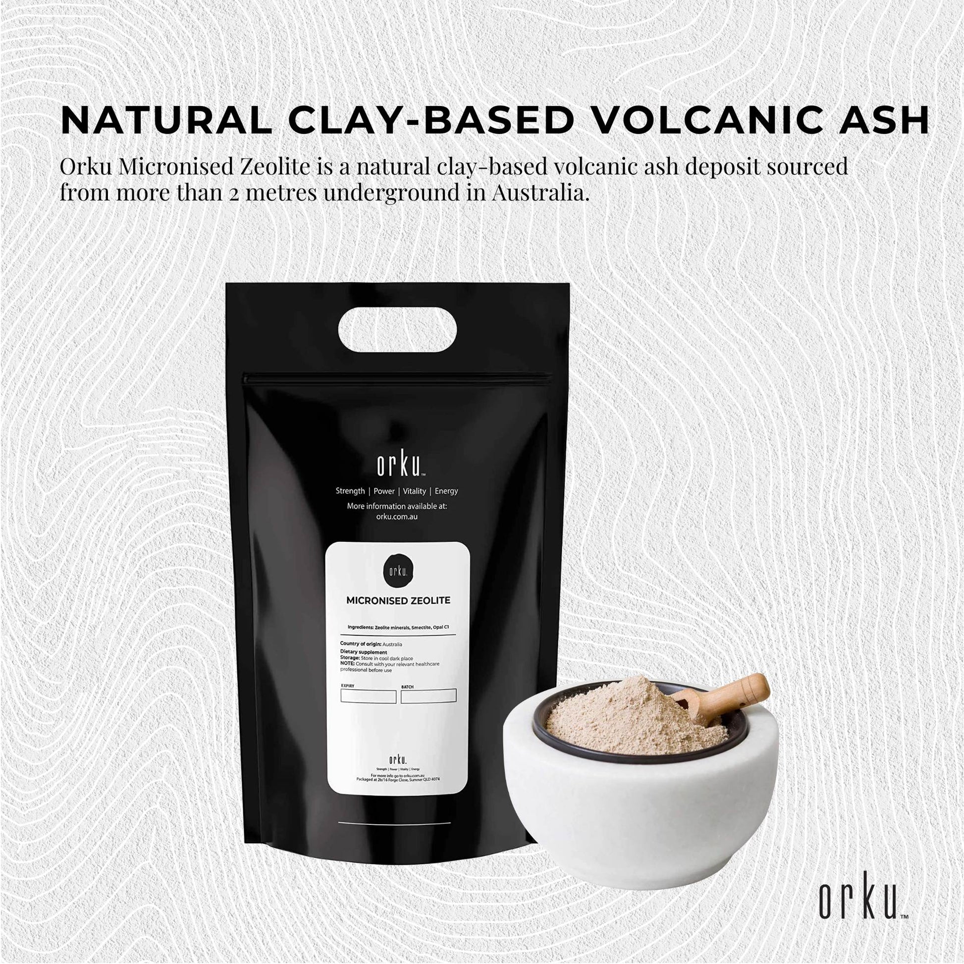 20Kg Pure Micronised Zeolite Powder Mineral - Micronized Volcamin-2