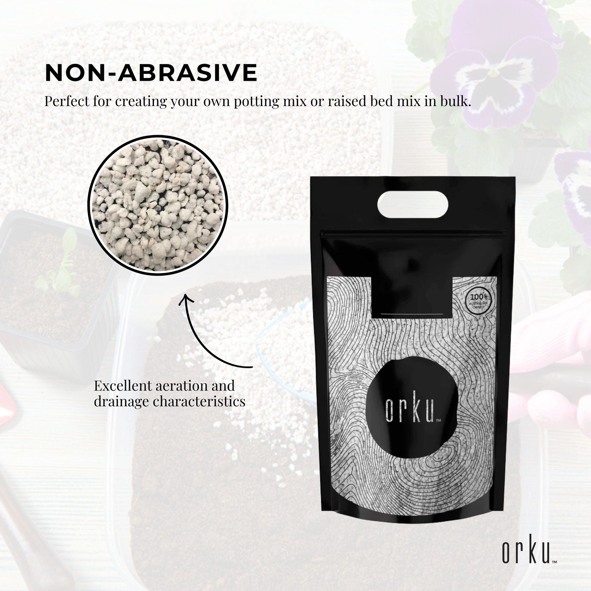 20L Perlite Coarse Premium Soil Expanded Medium Plants Hydroponics-4