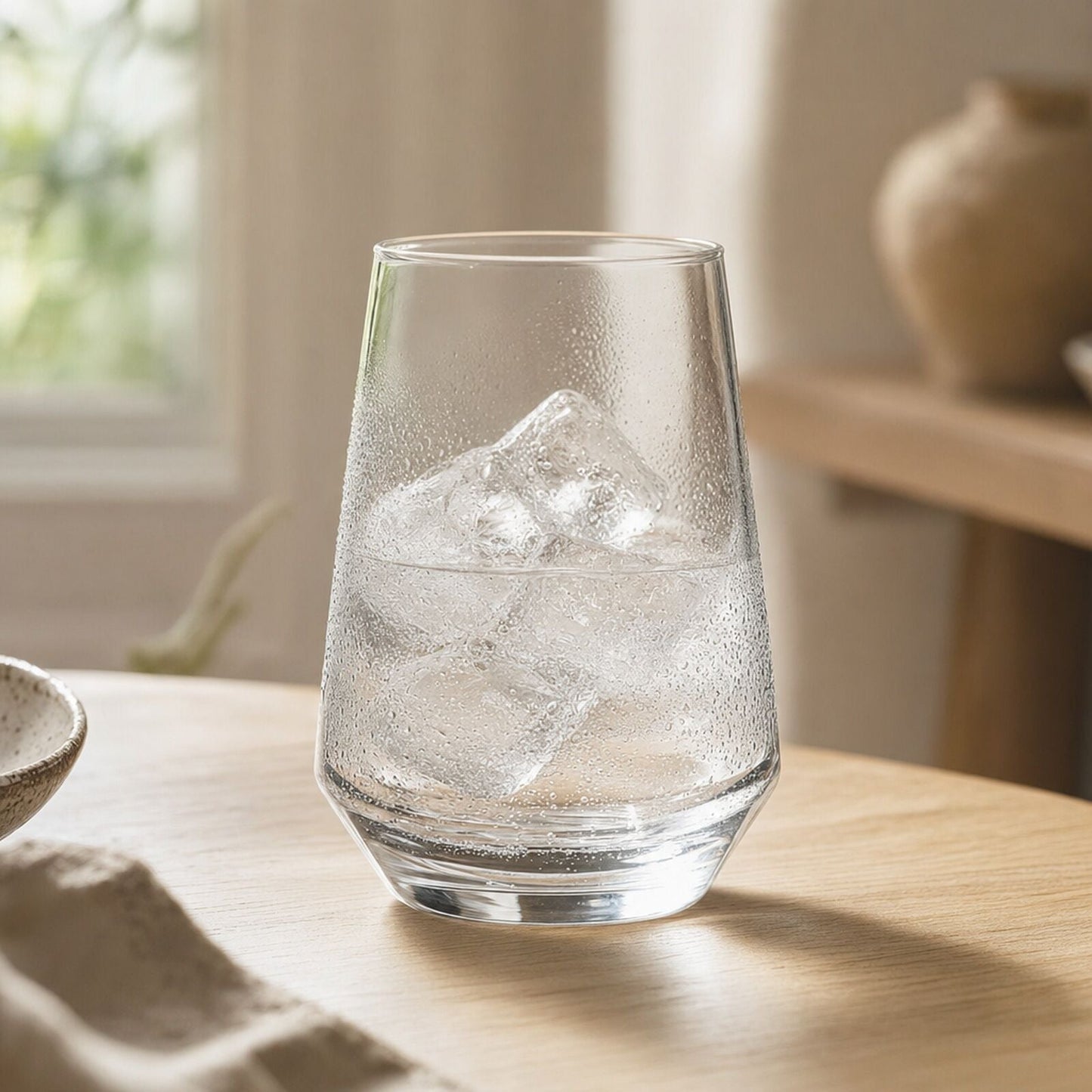 Crown Summit Tumbler Glass 400ml Clear Highball Water Juice Cocktail Glassware