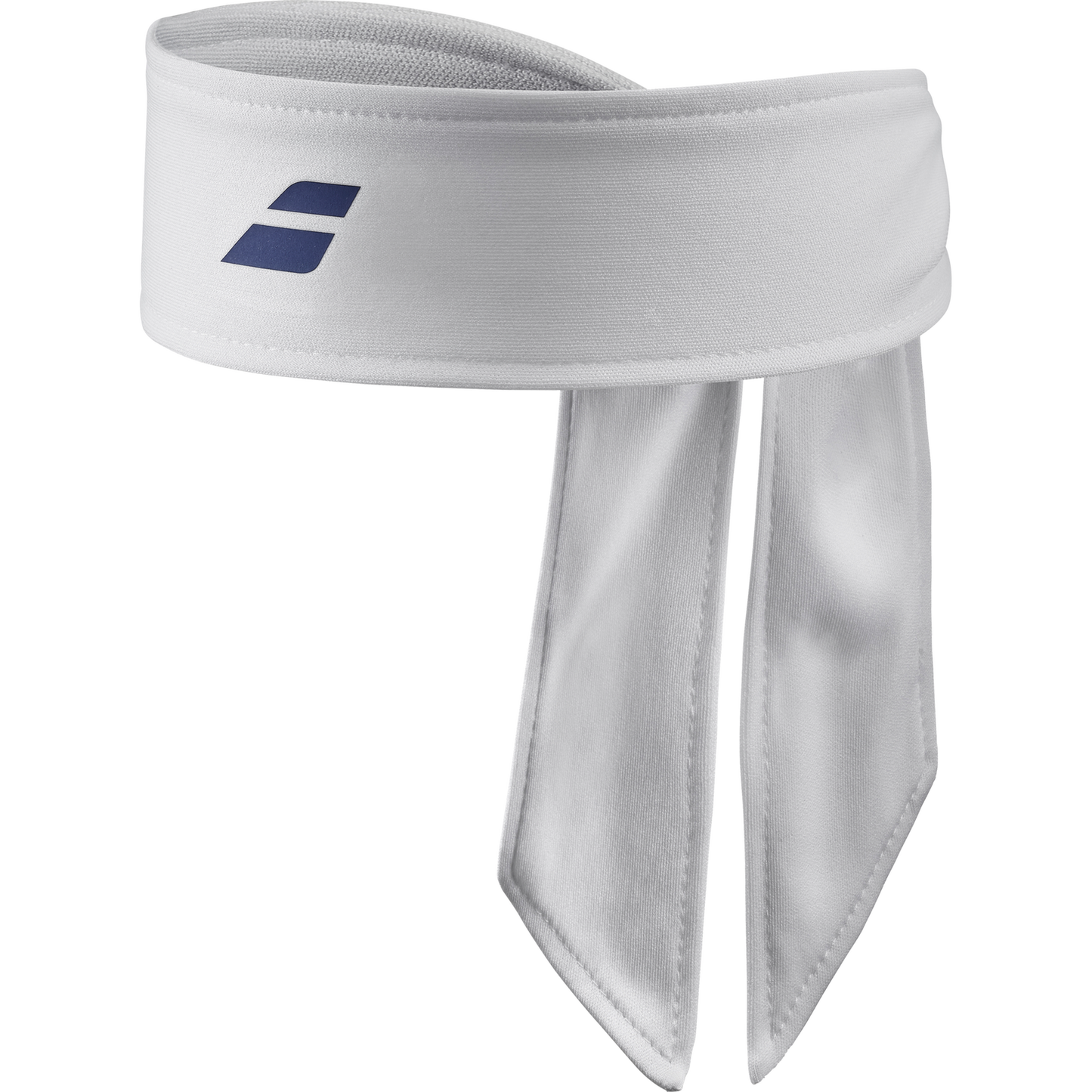 Babolat Tennis Tie Headband in White/Sodalite Blue