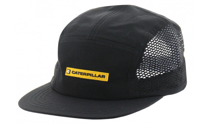 CAT AO Print Hat Snapback Baseball Hat Cap Skate Surf Caterpillar - Pitch Black-1