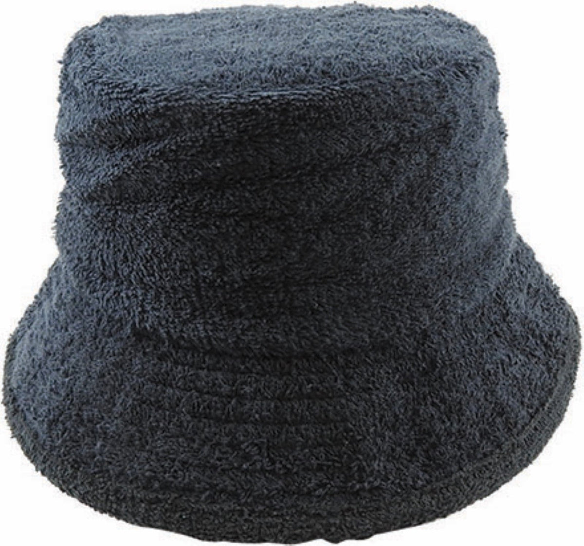 Terry Towelling Bucket Hat Daggy Fishing Camping Retro Aussie Lad Cap - Black
