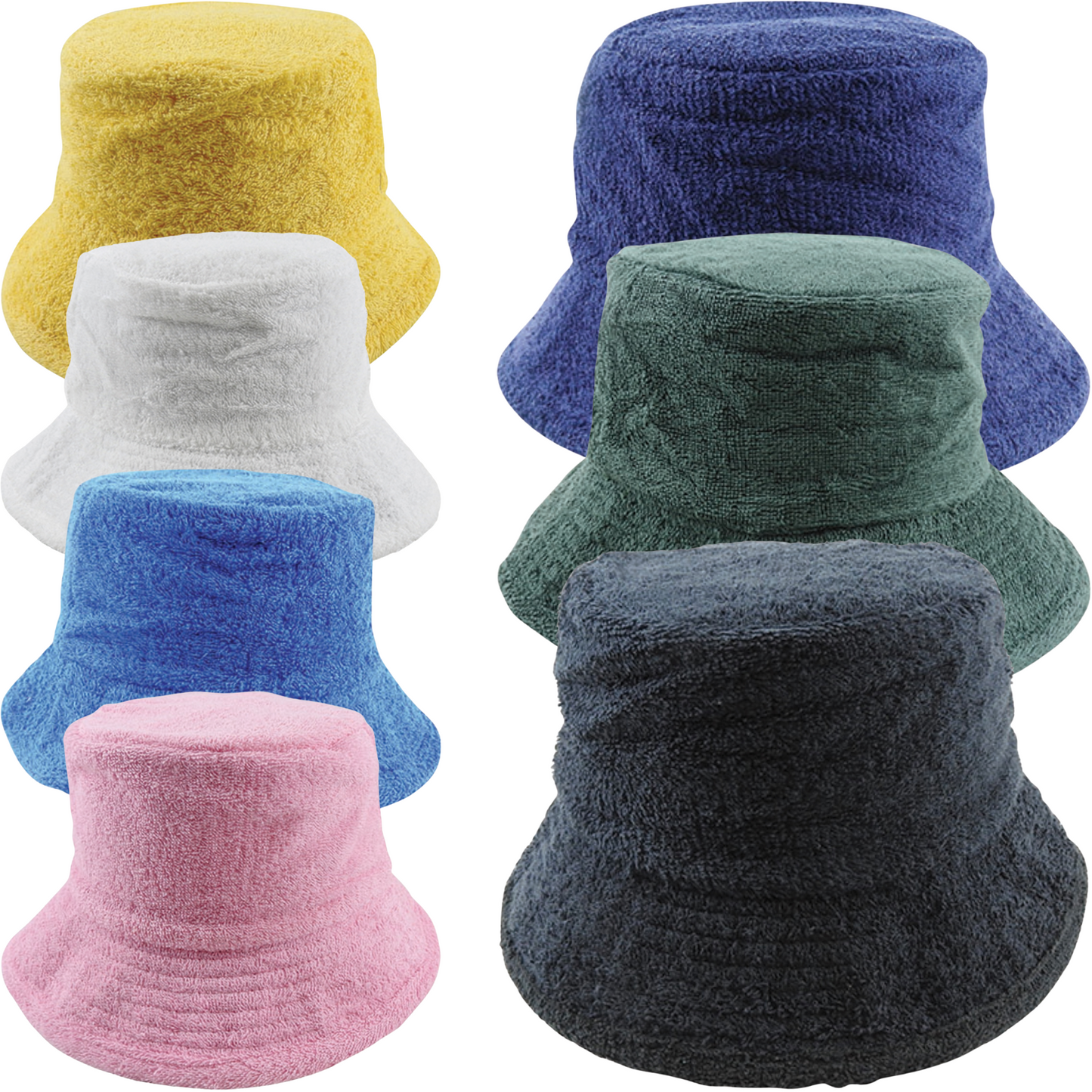 Terry Towelling Bucket Hat Daggy Fishing Camping Retro Aussie Lad Cap-0