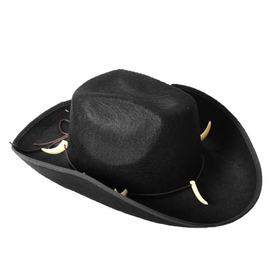 6x Crocodile Dundee-Style Black Cowboy Hat – Outback & Western Themes