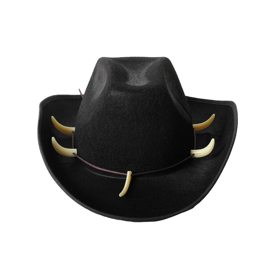 6x Crocodile Dundee-Style Black Cowboy Hat – Outback & Western Themes