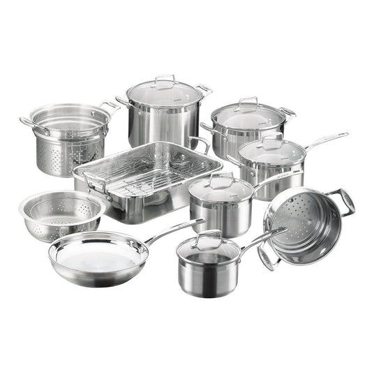 Scanpan Impact 10-Piece Stainless Cookware Pots, Pans & more Set