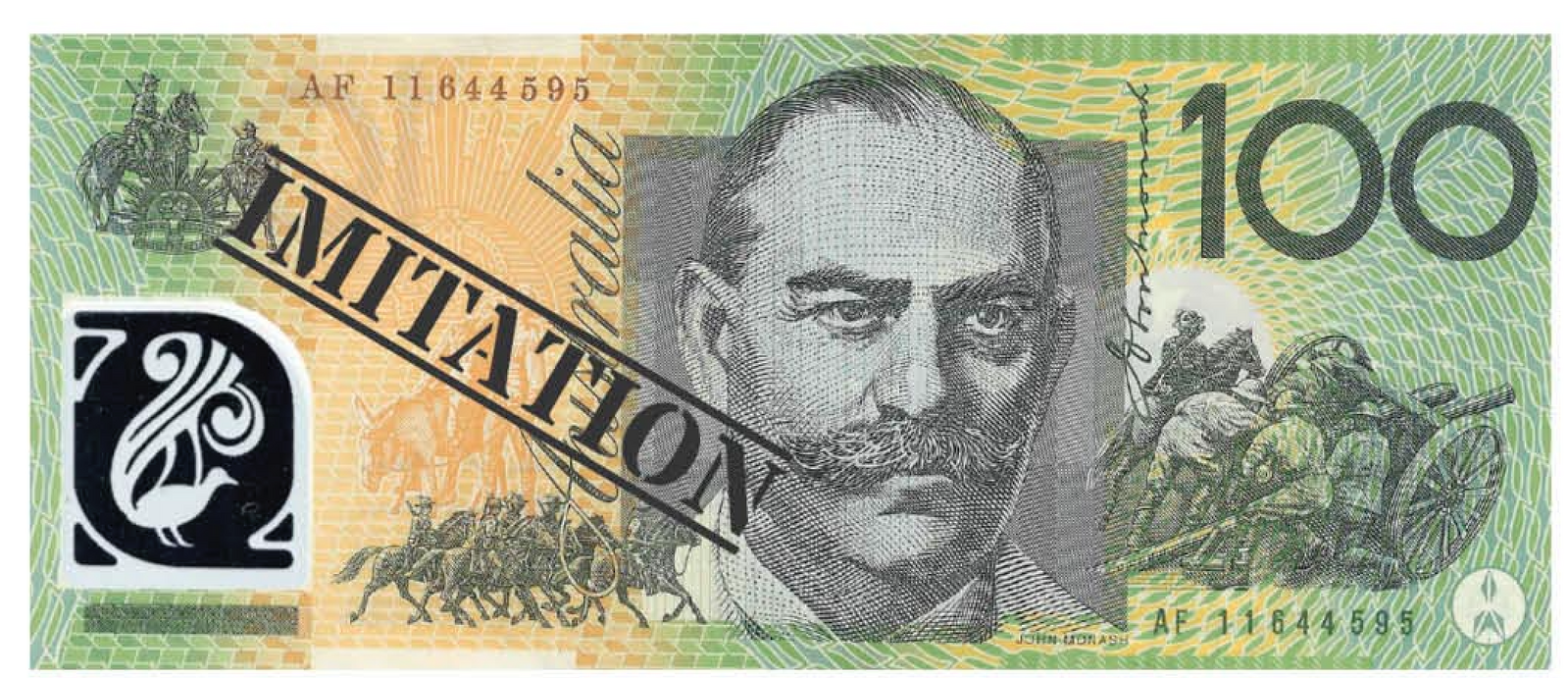 100 Dollar Australian Souvenir Note Pad Fake AUD Money - 1 Pack of 50 Sheets-1