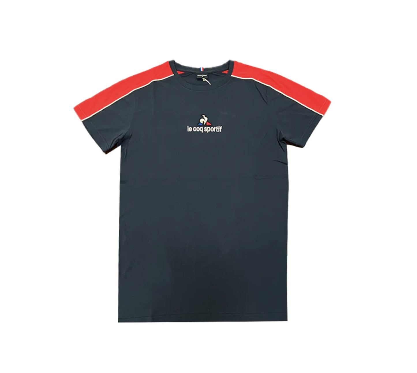Le Coq Sportif Mens Basile Tee Top T Shirt - Dress Blues-0