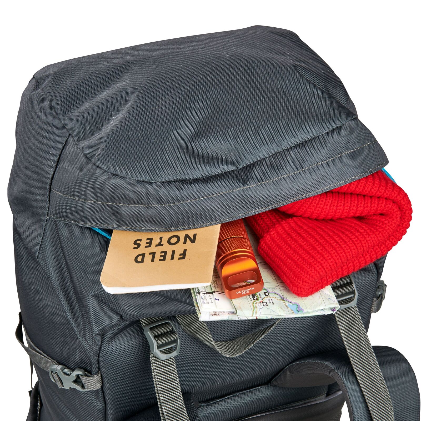 KELTY Asher 65L Backpack Bag Rucksack Hiking Camping in Beluga/Storm Blue-4