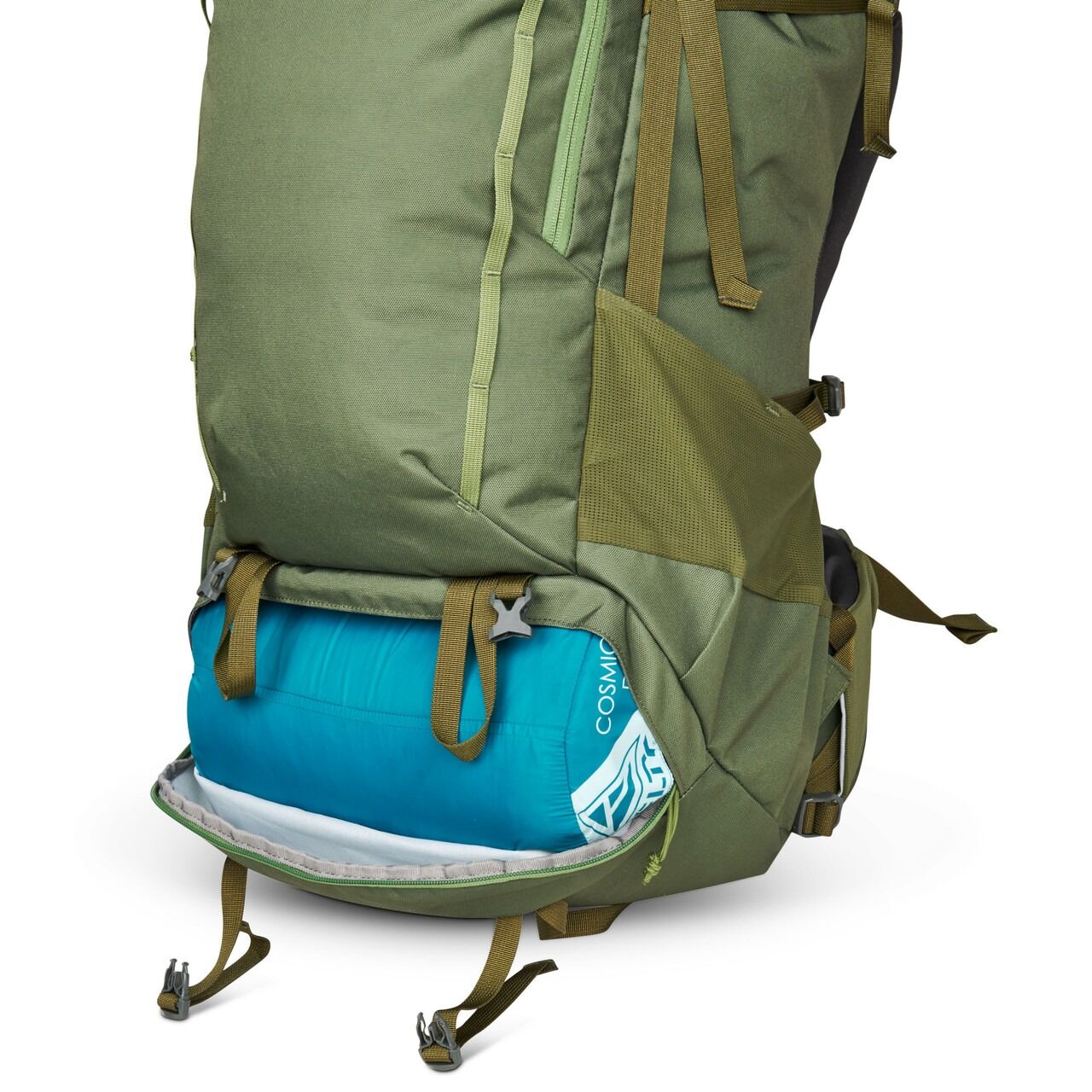 KELTY Asher 65L Hiking Backpack Outdoor Travel Pack Bag - Winter Moss/Dill