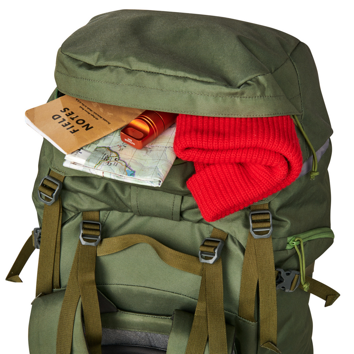 KELTY Asher 85L Backpack Bag Travel Hiking Pack - Winter Moss/Dill