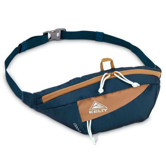 KELTY Giddy 3 Slingbag 3L Crossbody Hip Pack Bag - Reflecting Pond/Dull Gold