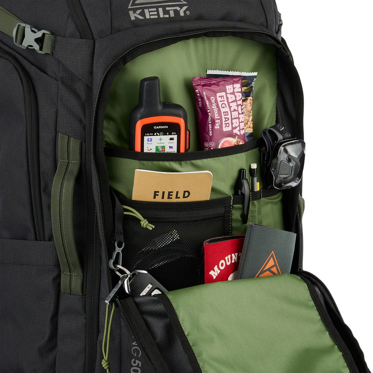 Kelty Redwing Traveler 50 Travel Outdoor Backpack Bag in Black