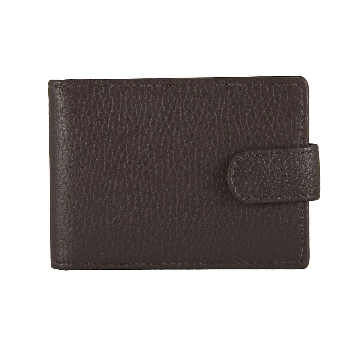 Dents Men's Pebble Grain Leather Card Holder with RFID Blocking and Tab