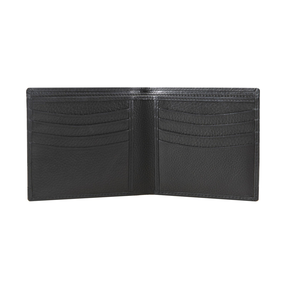 Dents Men's Pebble Grain Leather Bifold Wallet with RFID Blocking