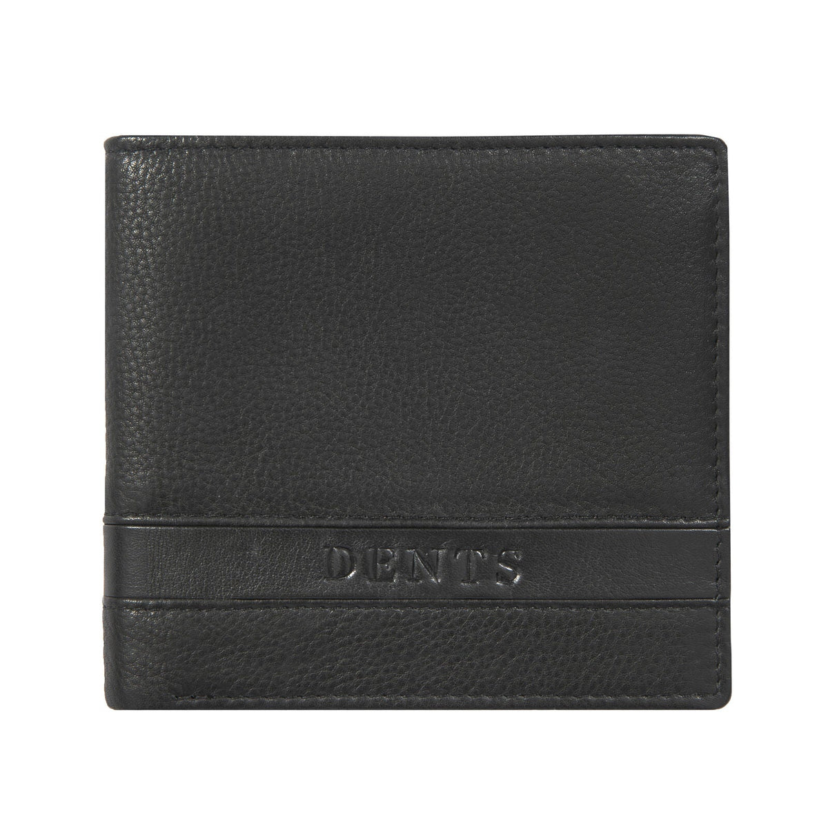 Dents Men's Pebble Grain Leather Bifold Wallet with RFID Blocking