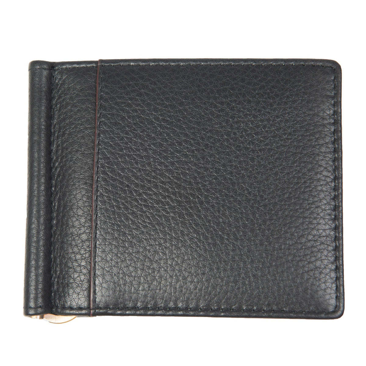 Dents Men's Pebble Grain Leather Bifold Wallet with Money Clip and RFID Blocking