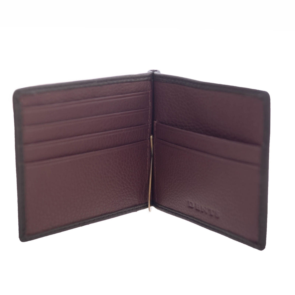 Dents Men's Pebble Grain Leather Bifold Wallet with Money Clip and RFID Blocking