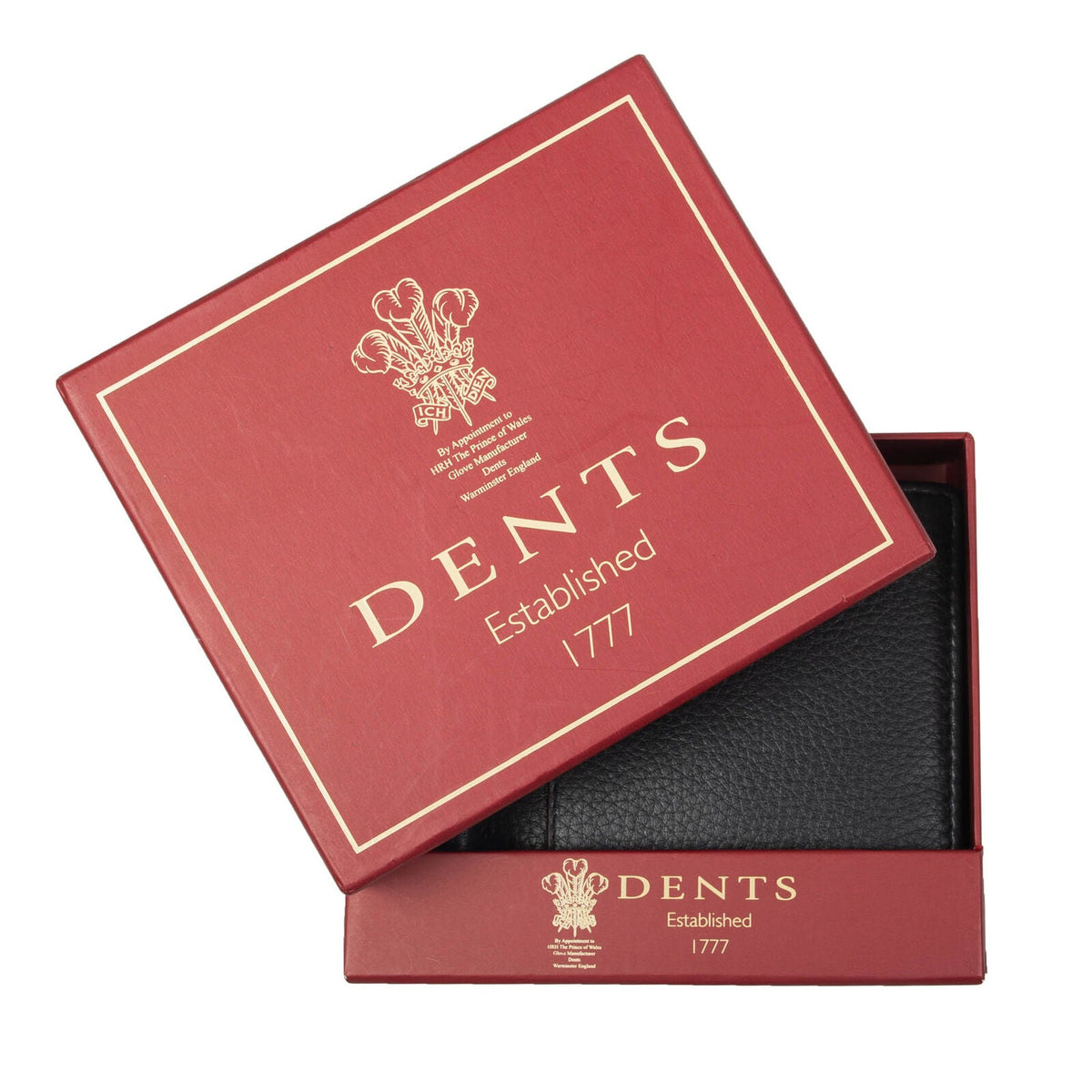 Dents Men's Pebble Grain Leather Bifold Wallet with Money Clip and RFID Blocking
