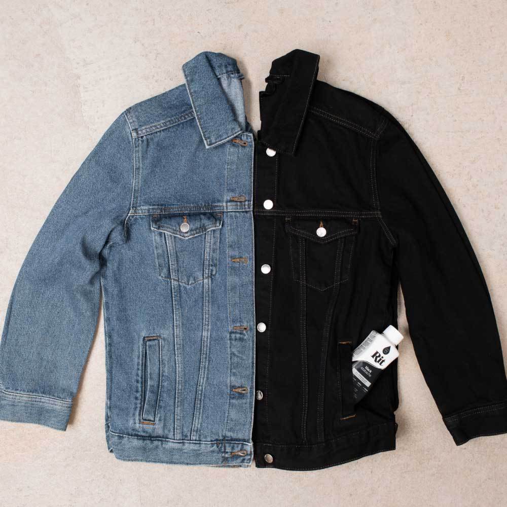 236ml Black Fabric Dye Rit Clothes All Purpose Liquid Cloth Tie Colours Cotton-3