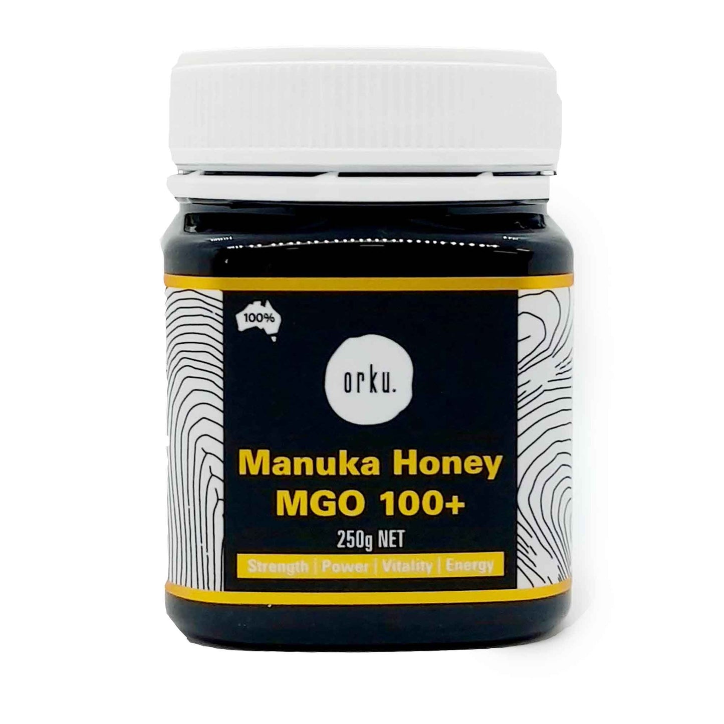 250g MGO 100+ Australian Manuka Honey - 100% Raw Natural Pure Jelly Bush-0