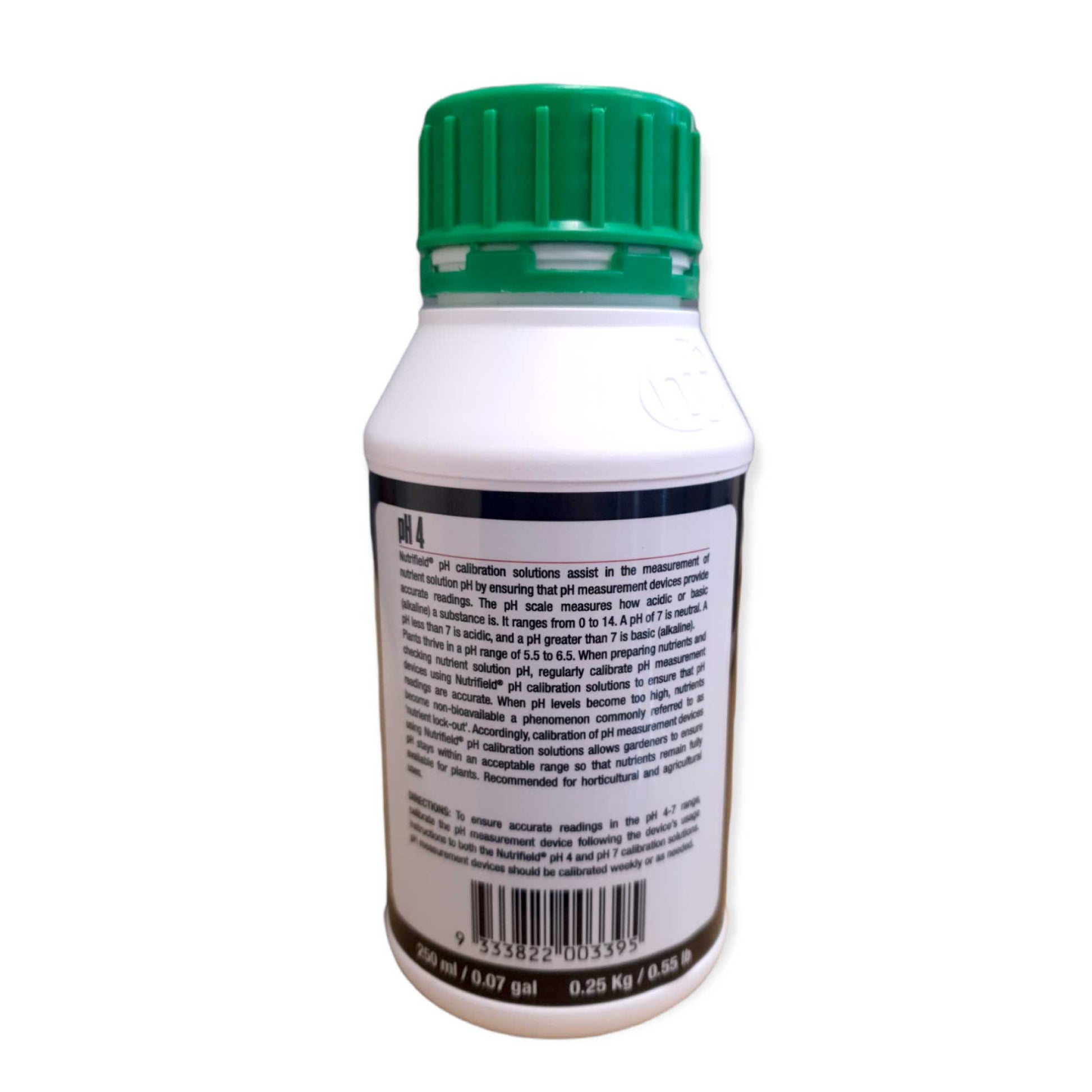 250ml Calibration Solution pH 4 - Soil Test - Plant Crop and Garden - Nutrifield-1