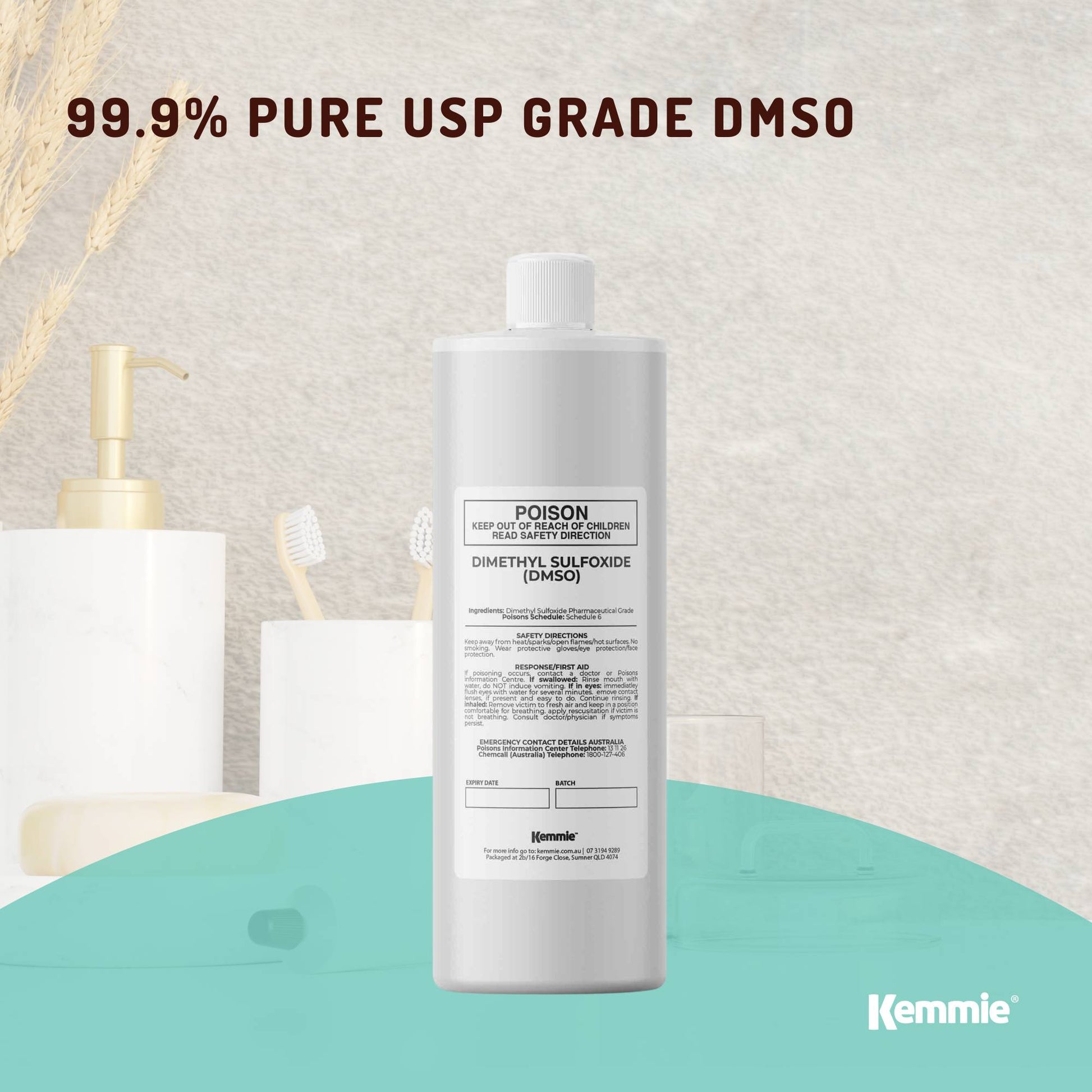 DMSO Liquid Dimethyl Sulfoxide 99.9% Pure Pharmaceutical Grade Solvent Bulk Size-1