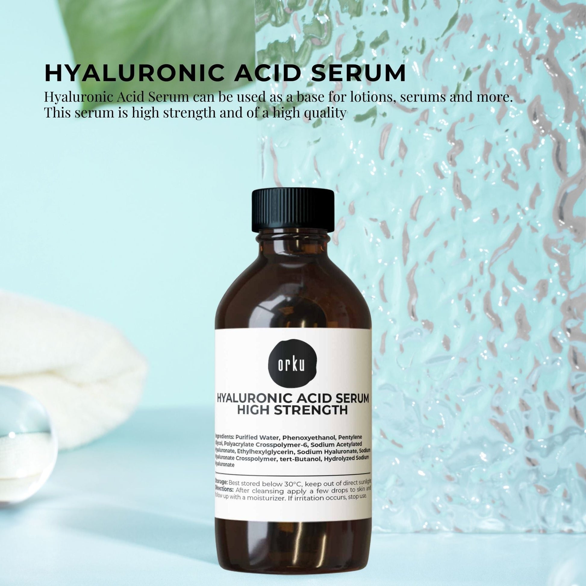 250ml Hyaluronic Acid Serum - High Strength Bulk Cosmetic Face Skin Care-2