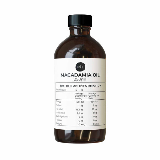 250ml Orku Macadamia Nut Oil - Natural Cold Pressed Food Grade Pure Cooking Oils-0