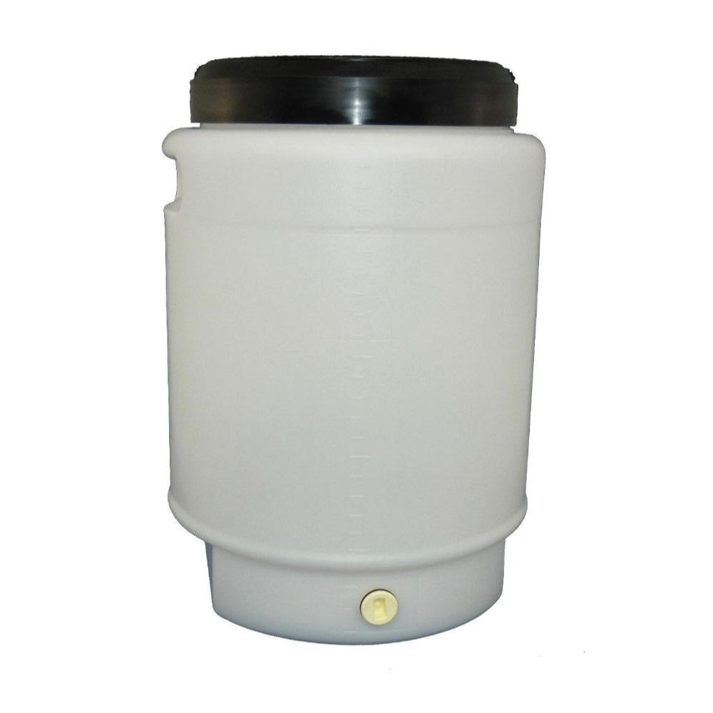 25L Fermenter Keg + Lid + Tap - HDPE Plastic Drum Food Grade Brewing Barrel-1