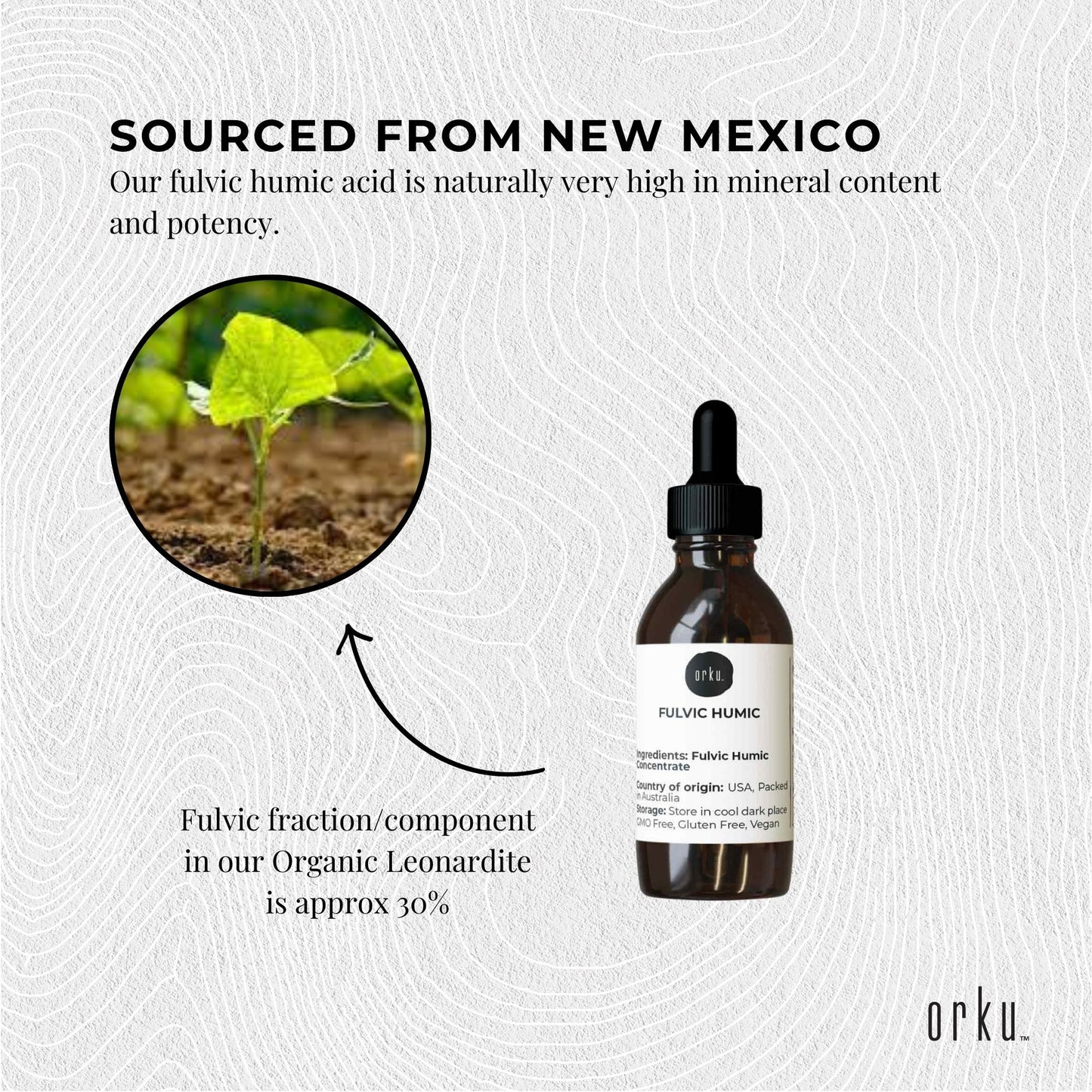 25ml Fulvic Humic Concentrate Liquid FHC-2