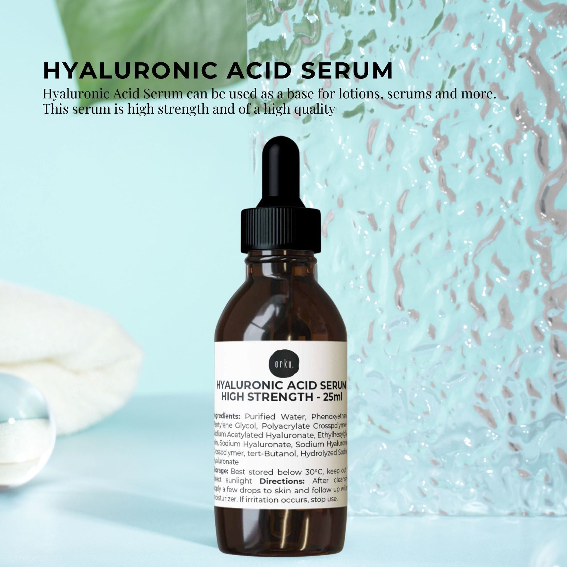 25ml Hyaluronic Acid Serum - High Strength Cosmetic Face Skin Care-1