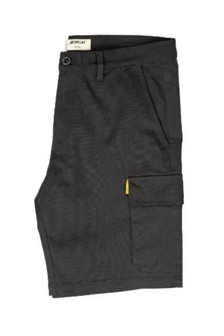 Caterpillar Mens CAT Foundation Cargo Comfortable Shorts - Pitch Black-0
