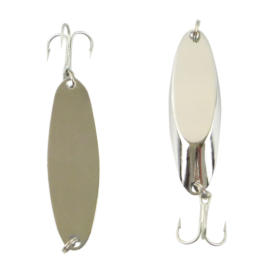 Finesse Chrome Kaster Jig, 28 Grams. Pack of 2 Jigs.-0
