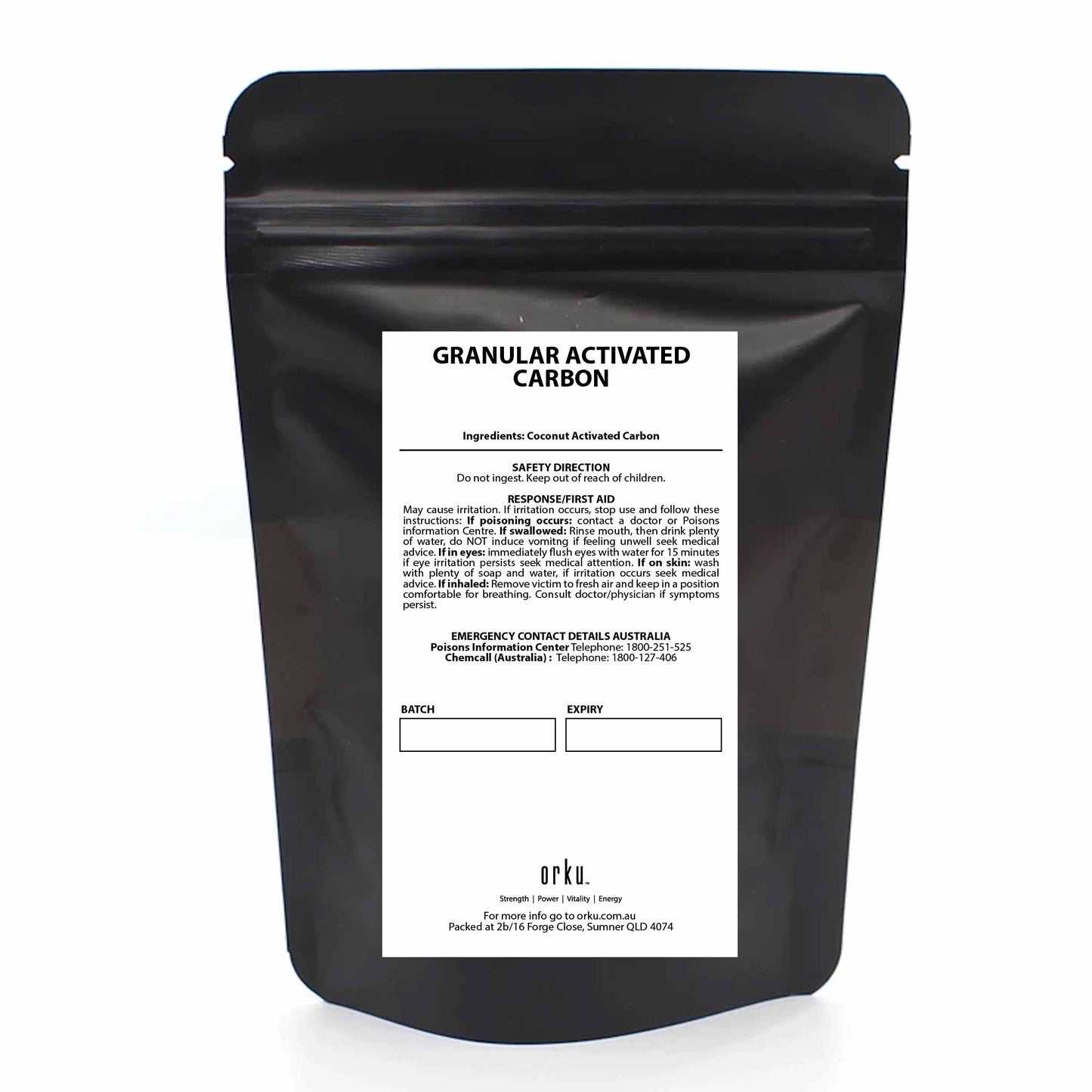2Kg Granular Activated Carbon GAC Coconut Shell Charcoal - Water Air Filtration-2
