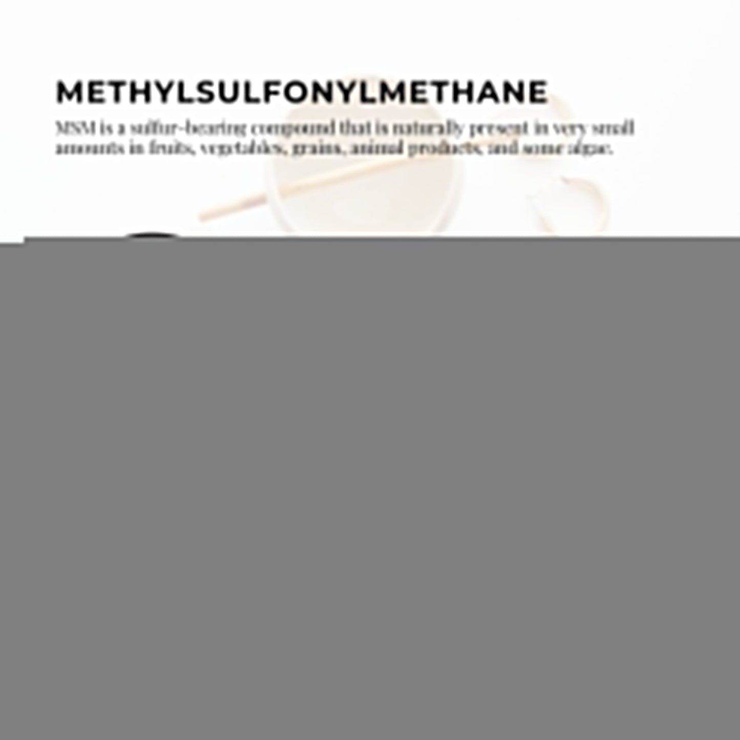 2Kg MSM Powder or Crystals Tub - 99% Pure Methylsulfonylmethane Dimethyl Sulfone-3