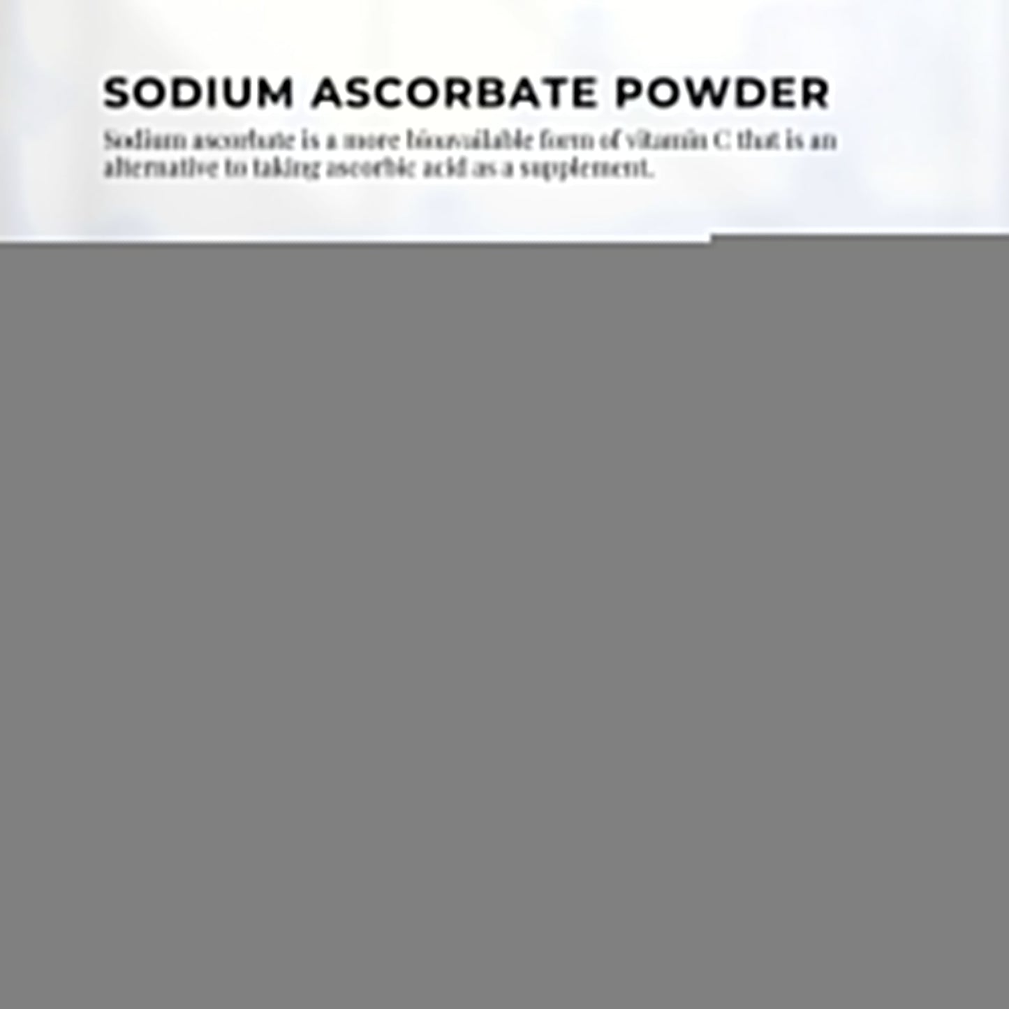 2Kg Sodium Ascorbate Powder - Vitamin C Buffered Pharmaceutical Ascorbic Acid-1
